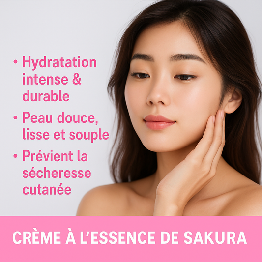 Crème visage Sakura-Extrait de Fleur de Cerisier Japonais フェイスクリーム